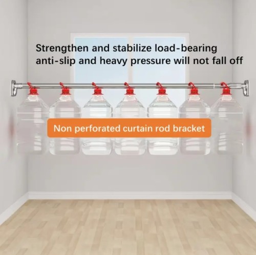 1개 스탬핑 없는 텔레스코픽 막대, 수축 브래킷, 샤워 커튼 막대, 건조 막대, 커튼 막대, 로마 막대, 지지 막대