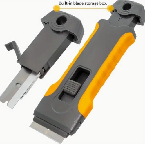 10날 접착제 제거 스크래퍼 도구, 유리 표면용 오븐문 및 스토브탑 청소 라저 스크레이퍼, 페인트 제거기