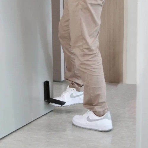 모락 말발굽 무타공 도어스토퍼 현관 현관문 고정 원터치 자석 말굽 접착식