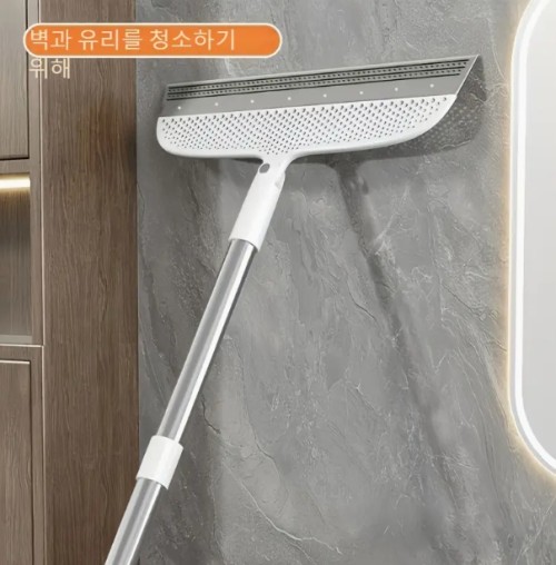 1pc, 매직 브룸, 바닥 스크래핑 브룸, 욕실 바닥 스크래퍼, 창문 스퀴지, 물 스퀴지, 바닥용 매직 브룸, 유리, 타일, 창문, 욕실, 물, 먼지, 애완 동물 털 제거, 청소 용품, 청소 도구