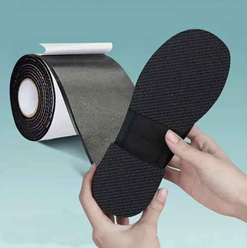 1롤 자체 접착 신발 밑창 수리 테이프 - 튼튼한 EVA 소재, 미끄럼 방지 및 소음 감소, 하이힐 및 스포츠 신발에 적합, 무취