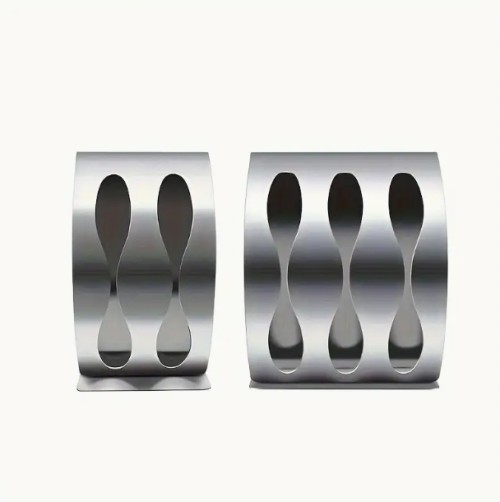 1개 세련된 스테인리스 스틸 칫솔 홀더 - 벽걸이형, 드릴 없는 설치, 2개 또는 3개 슬롯 포함, 면도기 보관함 포함 - 현대적인 욕실에 완벽함