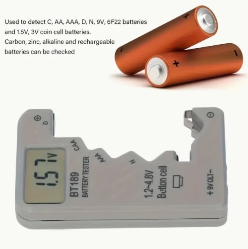 LCD 디스플레이가 있는 휴대용 디지털 배터리 테스터 - 사용이 간편하고 조립이 필요하지 않으며 산업용으로 이상적입니다