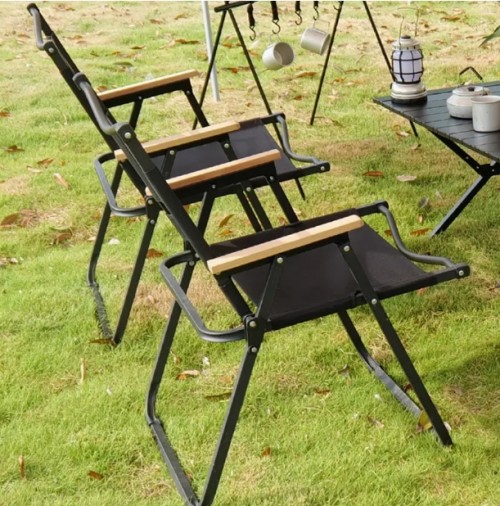 1+1 접이식 캠핑의자 L사이즈 아웃도어 휴대 의가 좌식 높이 75cm