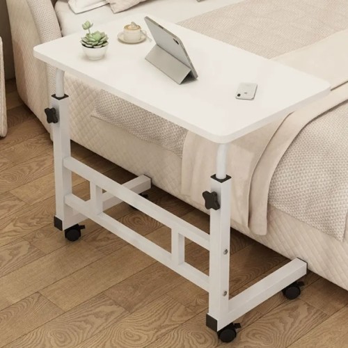 조절 가능한 높이의 다기능 이동식 사이드 테이블 리프팅 침대 옆 테이블 가정 사무실 책상 침실 가정 학생 책상 소파 옆 탁자 침대 테이블