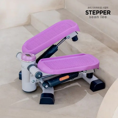 [한국발송]숀리 다이어트킹 2in1 스텝퍼 천국의계단 가정용 홈트 운동 기구 유산소 걷기 스텝밀