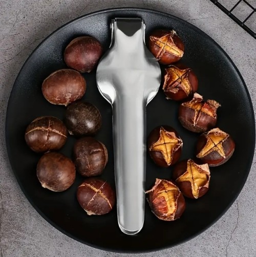 스테인리스 스틸 캐스트너 클립, 캐스트너 오픈러 - 손잡이가 편안한 캐스트너 껍질과 껍질을 쉽게 벗겨내는, WALNUTS 및 더 많은 것에 이상적, 할로윈, 크리스마스, 부활절, 한카, 계절적인 홈 장식, 축제용 주방 도구 | 인간 중심 디자인 | 내구성 있는 주방 도구