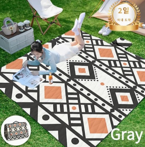 SINEET 두꺼운 방수 캠핑매트 텐트 바닥용 야외 접이식 휴대용 초대형 장마철 방습 돗자리