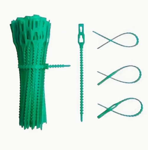 500개 재사용 가능한 식물 묶음끈, 16.99cm, 화분 및 컨테이너용, 정원 장식 액세서리