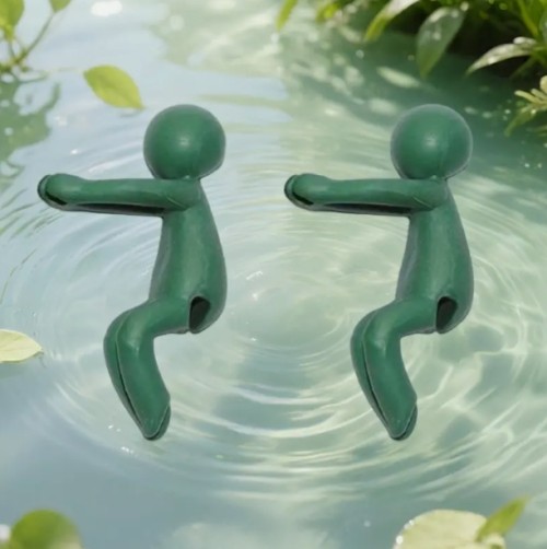 2개 세트 식물 재배 스탠드 (줄기 지지대 포함) - 내구성 있는 플라스틱 실내/외용 화분, 다육식물 및 허브용 - 안정적인 베이스가 있는 귀여운 정원 장식품, 식물 애호가를 위한 완벽한 선물, 홈 & 오피스 데코, 재미있는 디자인, 튼튼한 구조