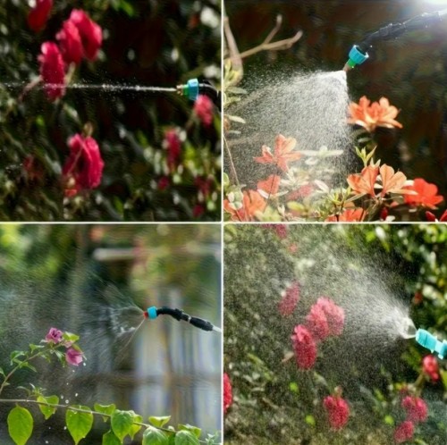 14.99L 대용량 정원 스프레이어, 3개의 노즐 포함, 텔레스코픽 및 충전식 핸들로 쉬운 잔디 제초 및 식물 관리 가능, 정원 및 농업에 적합, 교체 부품 포함, 내구성 있는 가드닝 도구, 아버지의 날 선물 및 휴일 선택