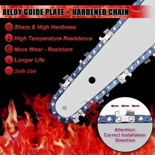 2in 1 무선 텔레스코픽 폴 톱 세트, 15.24cm 미니 체인소우 세트, 안전 잠금 기능 포함, 높이 및 각도 조절 가능, 효율적인 절단, 가지 정리 및 목재 작업에 적합