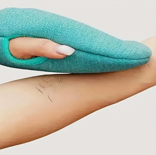 피부 벗기기, 샤워 스크럽용 장갑, 죽은 피부 제거용 장갑