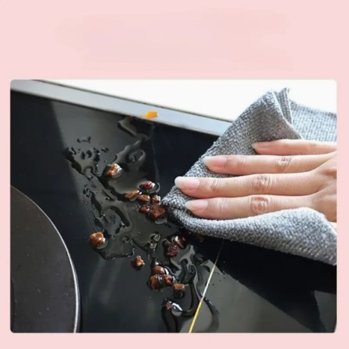 20개 두꺼운 마이크로화이버 식기 타월 롤 - 고흡수성, 오일 및 얼룩 제거, 내구성 강한 주방용, 욕실 및 야외 청소용 - 빠른 건조 클리닝 천, 주방 필수품, 현대적 주방 용품, 고흡수 원단