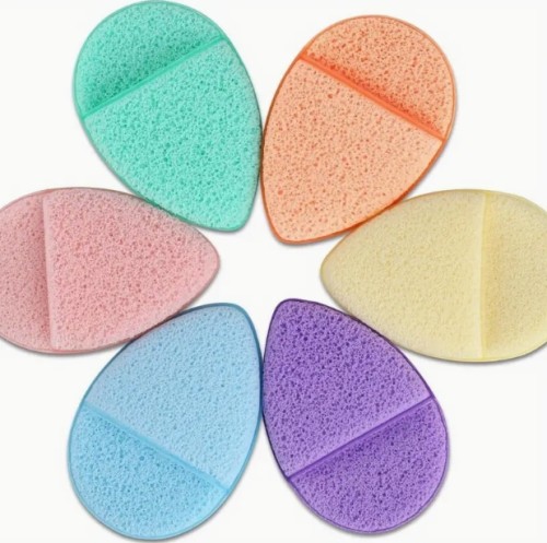 6개입 재사용 가능한 얼굴 클렌징 퍼프 세트, 모든 연베이지 타입에 적합한다는 멀티펑셔널 컬러풀 메이크업 리무버 스펀지 & 각질제거 머드 마스크 워시 천, 페이셜 클렌저, 각질 제거 패드, 메이크업 리무버 파우치