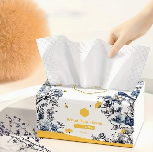 총 2400매 대용량 레스토랑 냅킨, 6팩, 천연 목재 펄프 제작의 두꺼운 엠보싱 페이퍼 타월, 주방·욕실용, 고흡수성 및 내구성 강화, 가정·여행·학교·사무실에 완벽
