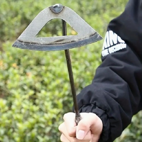 프리미엄 전체 강철 경화 중공 삽 - 효율적인 정원 유지 관리를 위한 휴대용 제초 갈퀴, 내구성 및 녹 방지, 채소 정원 및 정원 집에 이상적