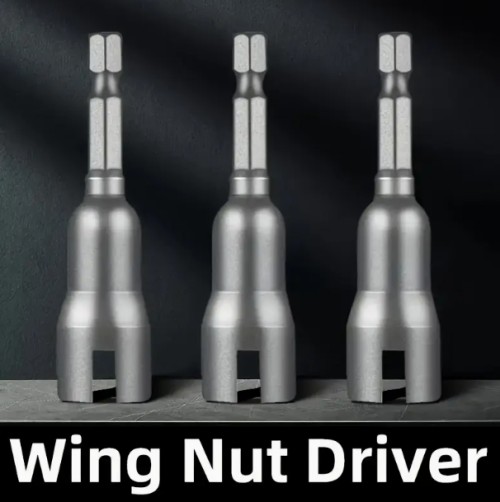 일대기구 슬롯에는 1개의 나비 볼트 소켓 렌치와 함께 1개의 전동 스크류 드라이버가 있으며, 6.35mm 헥스 소켓 변환 너트가 있습니다.