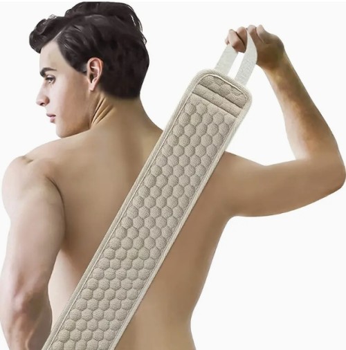 남성용 및 여성용 딥 클렌징 등 각질 제거기 - 샤워나 목욕 시 몸의 각질을 제거하고 이완시킵니다.