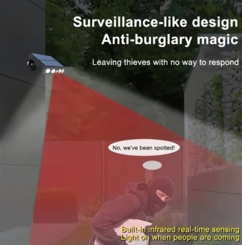 1개 태양광 조명, 모션 센서 안전조명, 야외 정원용 태양광 안전등, 현관문, 뒷마당, 계단, 차고에 적합, 리모컨 미포함