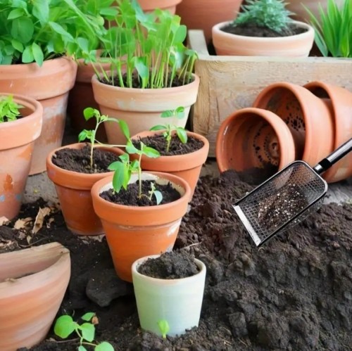 4개 중형 금속 토양 스크린 - 11인치 휴대용 가든 툴 - 모래, 토양 및 퇴비篩选 | 메쉬 사이즈: 2mm, 2.8mm, 3.8mm, 5mm | 내구성 있는 구조 - 식물, 가드닝 및 조경을 위한 토양篩选 툴 | 인체공학 디자인 | 내구성 있는 금속 스크린