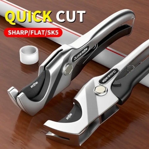 OuDiSi 고속강 PVC 파이프 커터 - 빠른 절단, 접이식 블레이드가 없는 물 및 알루미늄 파이프용